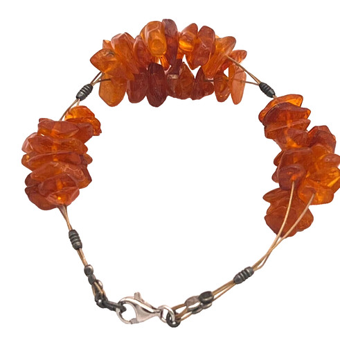 Bellissimo bracciale con - bracciale, ambra
