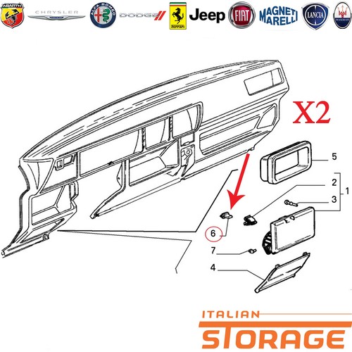 Lancia y10 kit perno - kit, 2