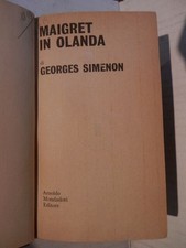MAIGRET IN OLANDA Georges Simenon Mondadori 1966 libro romanzo giallo narrativa