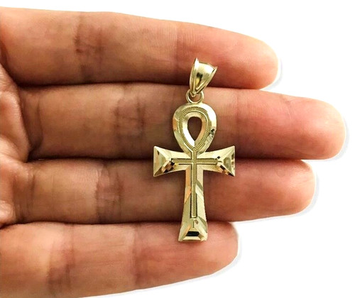 Ciondolo croce ankh oro - ciondolo,