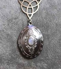 Collana donna portafoto ovale - collana,