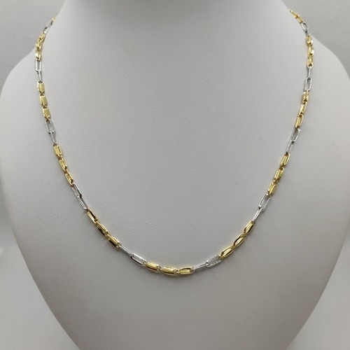 Collana oro 18k uomo maglia