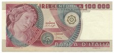100000 LIRE BANCA D'ITALIA