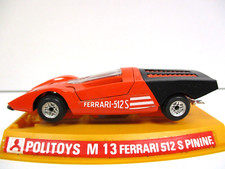 POLITOYS M13 - AUTO DA CORSA FERRARI 512 S PININFARINA - 1/43 - SCATOLA