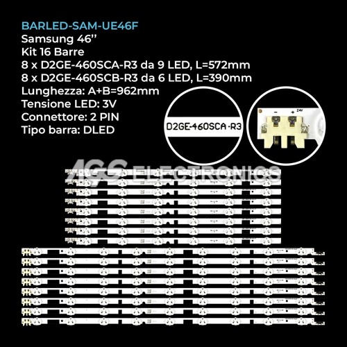 Kit barre strip led tv - kit,