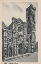 FIRENZE - CARTOLINA - DUOMO E CAPPELLA - VIAGGIATA PER MORNICO AL SERIO(BG)