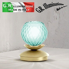 LUMETTO MODERNO IN VETRO VERDE