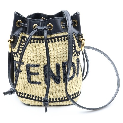 Fendi mon tresor raffia - fendi, bucket