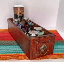 Antico cassetto macchina da