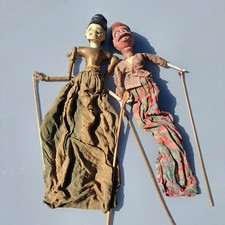 Antica coppia di marionette
