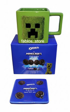 Tazza Ceramica Minecraft Film Movie con porta biscotti Oreo
