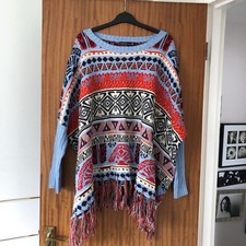 Poncho maglione donna vintage
