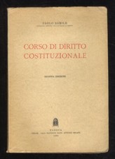 Corso di diritto costituzionale. Seconda edizione.