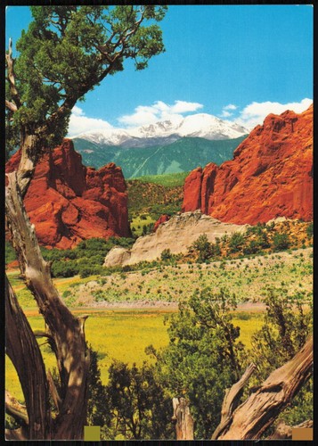 Cartolina colorata pikes peak - pikes,