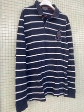 polo ralph lauren uomo L Nlu Bianco manica lunga Polo Jeans Comp.