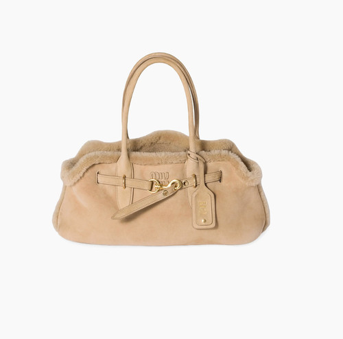 Borsa miu shearling - borsa,
