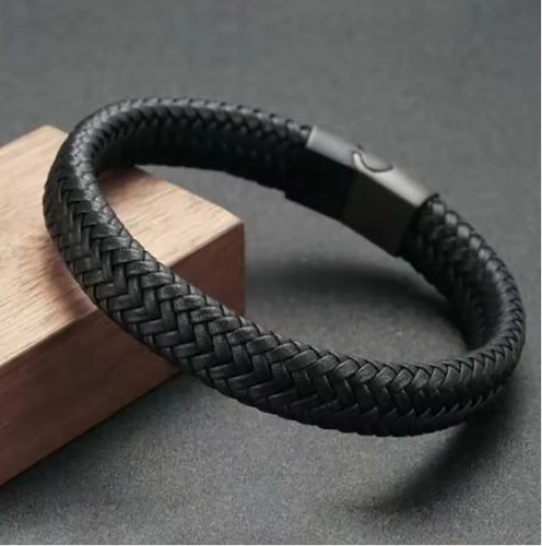 Lussuoso bracciale pelle - bracciale,