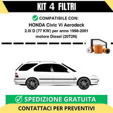 Kit 4 Filtri Tagliando per