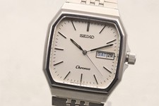 [Quasi Come Nuovo] Orologio Vintage Seiko Chronos 5H23-5100 Argento Uomo Quarzo dal GIAPPONE