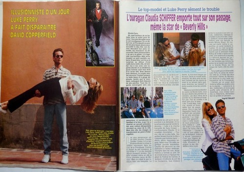 Claudia schiffer luke perry - &,
