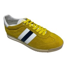 SCARPE SNEAKERS UOMO DNA D ACQUASPARTA CHIMERA O U250 GB PELLE GIALLO ORIGINALPE