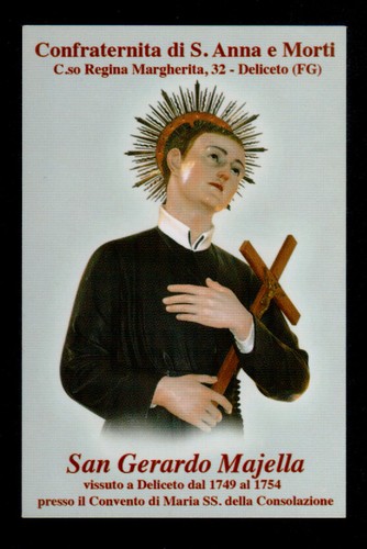 Santino holy card san - , gerardo