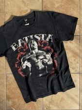 T-Shirt WWE dave Bautista Nera