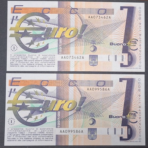 Banconote 3 euro comuni - da,