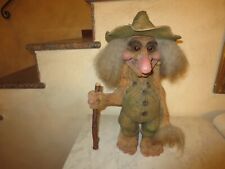 Troll Nyform 102  Grande Troll Con Cappello Collezione Norvegese Portafortuna