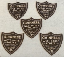Guinness Wooden Coasters x5