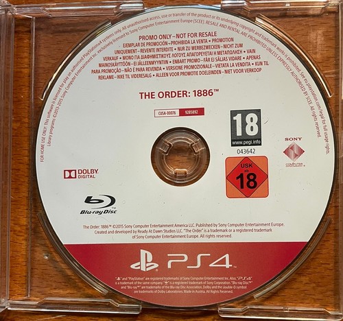 The order 1886 promo edition - 1886,
