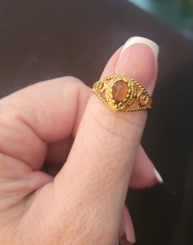 Anello avon placcato oro - anello,