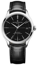 Orologio uomo Baume & Mercier Clifton Baumatic COSC automatico pelle nera M0A10692