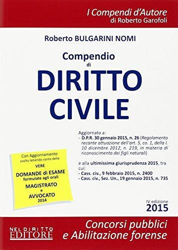 Compendio diritto civile - di,
