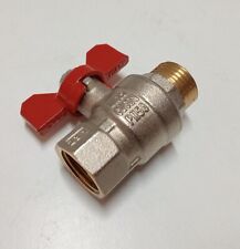 VALVOLA A SFERA MASCHIO-FEMMINA MF LEVA A FARFALLA DA 1/2 POLLICE