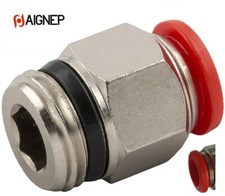 AIGNEP RACCORDO ARIA COMPRESSA FILETTATO MASCHIO DIRITTO INNESTO RAPIDO 50000