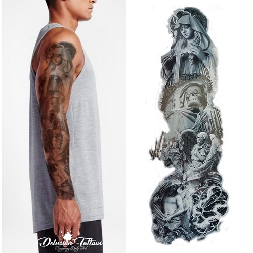 Realistico tatuaggi temporanei - realistico,