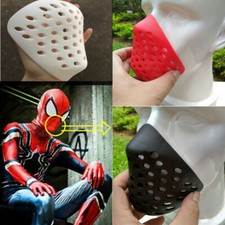 Metà maschera Spiderman bocca facciale respirazione atossica gomma morbida Spider-man