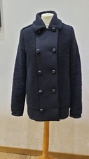 Bottega Veneta Cappotto Giaccone teddy nero wool coat black lana cashmere 42 it