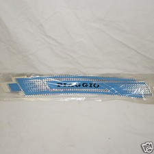 Serie Fregi Adesivi Sacche e Parafango Piaggio Vespa ET3 Azzurro Cromo Piaggio