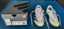 SCARPE ADIDAS PREDATOR ACCURACY.4 TF3,PER RAGAZZO CALCETT,BIANCO/NERO/GIALLO T35