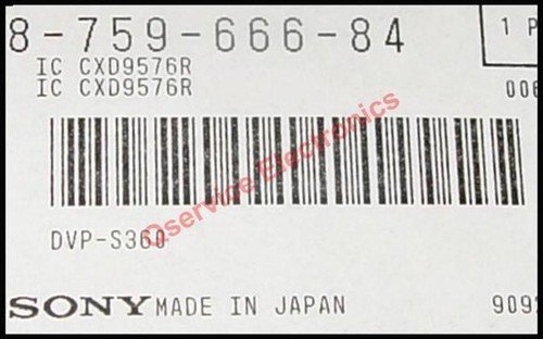 Sony 875966684 cxd9576r - 875966684, ic