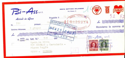 1976 settimo milanese - milanese, ditta