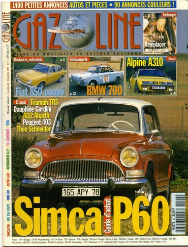 Gazoline 1998 simca - gazoline, 11/1998