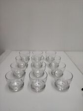 BORMIOLI Servizi 12 bicchieri Bassi  vintage In cristallo 