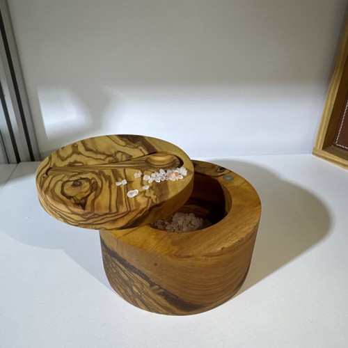 Portaspezie legno ulivo - portaspezie, di