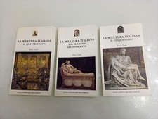 Lotto 3 libri  "La Scultura Italiana" di Enzo Carli Banca Popolare Dell' Emilia
