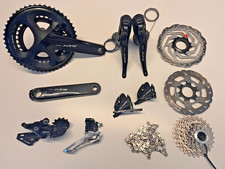 Shimano 105 2x11 scomparti gruppo bici corsa freni idraulici disco set 22 speed R7000