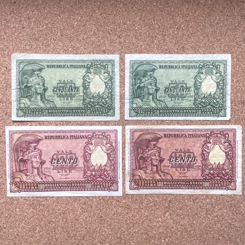 Italia lotto banconote da - di, 4