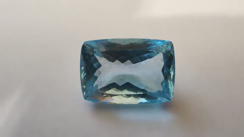 Natural swiss blue topaz - blue, 38.90